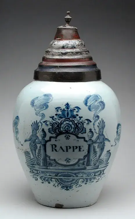 Johannes van Duÿn, Tobacco Jar, 1763-1777 | LACMA Collections