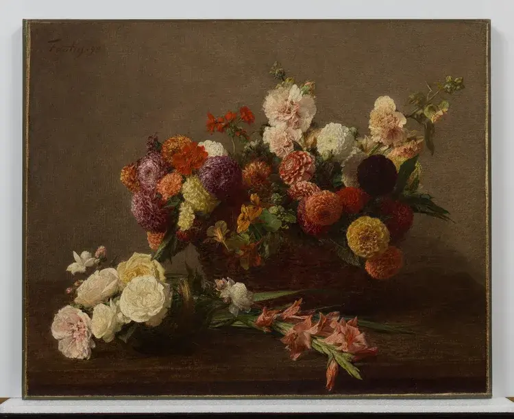 Henri Fantin-Latour, Dahlias, 1890 | LACMA Collections