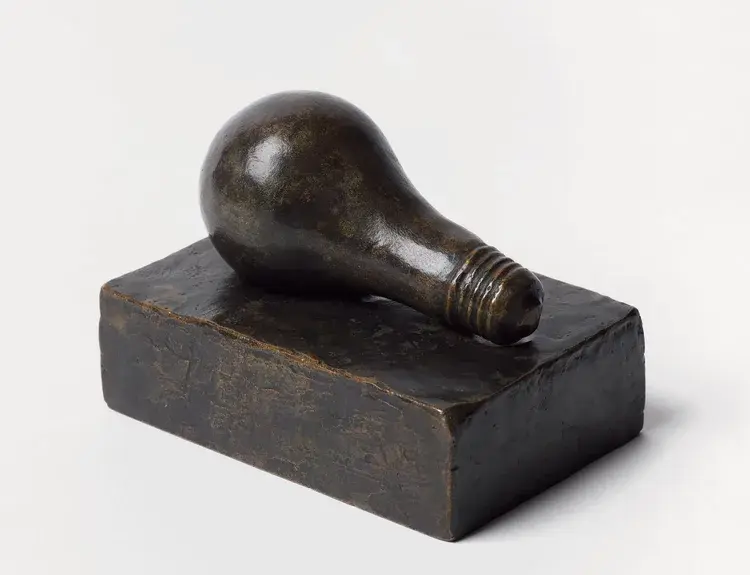 Jasper Johns, Light Bulb, modelled and cast 1960 | LACMA Collections